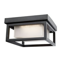 Artcraft Lighting Overbrook 1-Light Outdoor Flush Mount Black