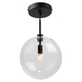 thumbnail image 1 of Artcraft Lighting Pinpoint 1 Light SemiFlush Mount Black, 1 of 2