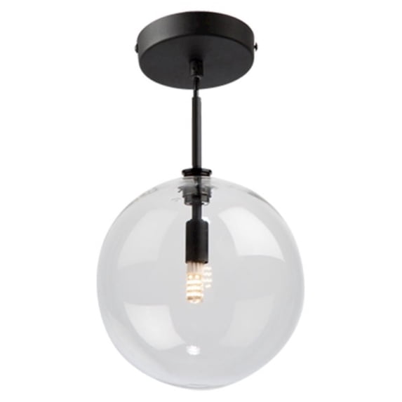 Artcraft Lighting Pinpoint 1 Light SemiFlush Mount Black
