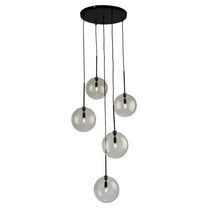 Artcraft Lighting Pinpoint 5 Light Pendant Black