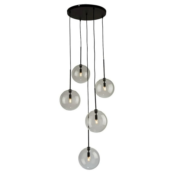 Artcraft Lighting Pinpoint 5 Light Pendant Black