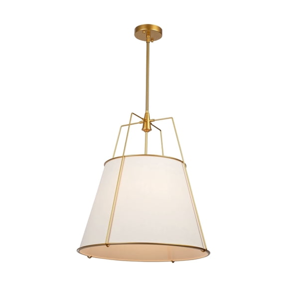 SC13364BR Artcraft Lighting Pullman - 4 Light Pendant-22 Inches Tall and 20.8 Inches Wide-Brass Finish