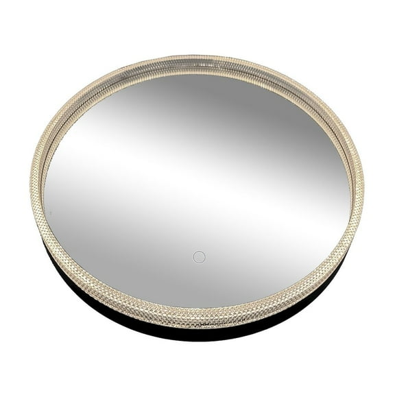 Artcraft Lighting Reflections Collection LED Mirror, Matte Black