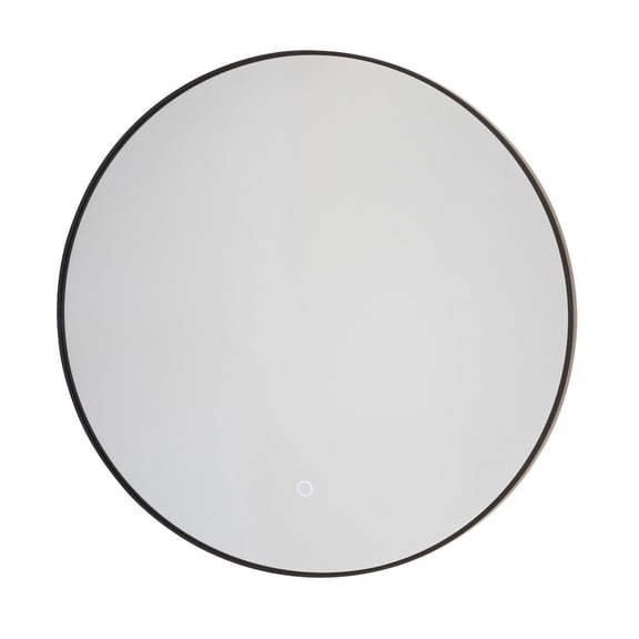 Artcraft Lighting Reflections Collection 19W LED Wall Mirror Black
