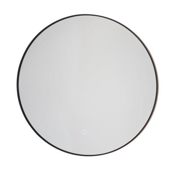 Artcraft Lighting Reflections Collection 23W LED Wall Mirror Black