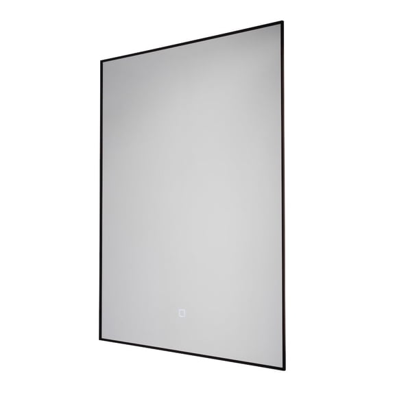 Artcraft Lighting Reflections Collection 24W LED Rectangular Wall Mirror Black