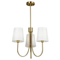 Artcraft Lighting Rhythm 3 Light Chandelier Brushed Gold