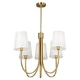 thumbnail image 1 of Artcraft Lighting Rhythm 5 Light Chandelier Brushed Gold, 1 of 9