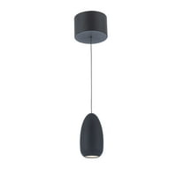 Artcraft Lighting Royal Pearl Collection Integrated LED Pendant, Black