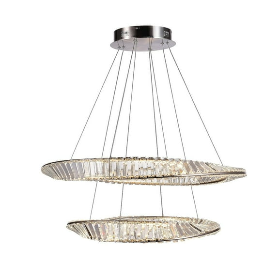 Artcraft Lighting Stella 90W LED Chandelier Satin Nickel