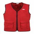 thumbnail image 1 of Artcraft No Snag M Sizes Men's Sleeveless V-Neck Red Vest, 1 of 7
