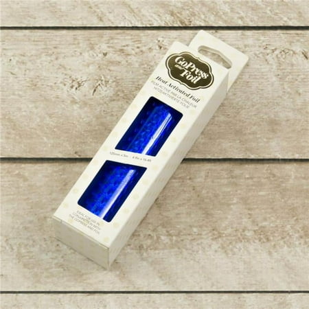Artdeco Creations CO726072 Blue Iridescent - Foil, 5 in. x 16.4 ft.