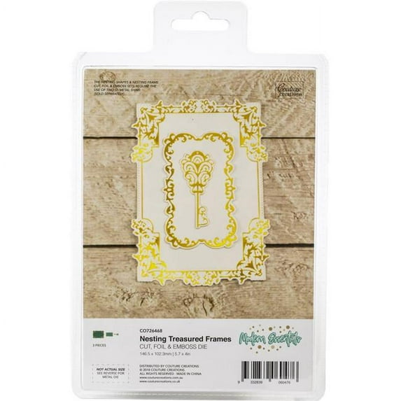 Artdeco Creations CO726468 Cut, Foil & Emboss Nesting Dies - Treasured Frames