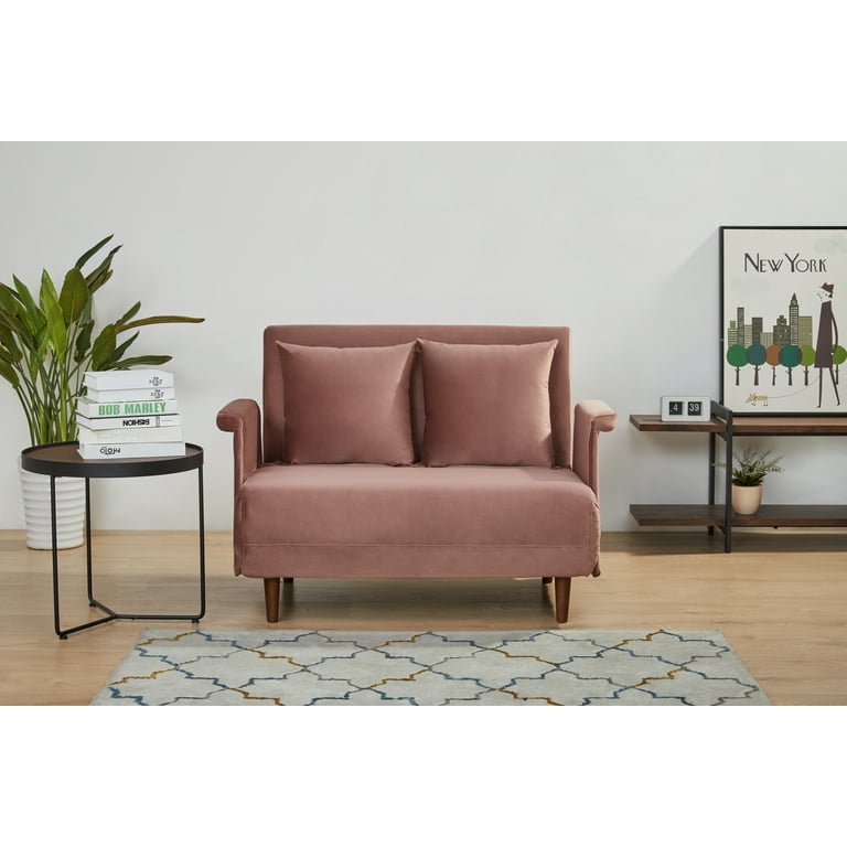 Boston velvet convertible chair discount