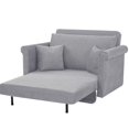 thumbnail image 1 of Artdeco Home - Fresno Convertible Chair Grey, 1 of 5
