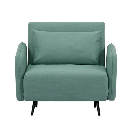 Artdeco Home Hettie 35" Polyester Futon Chair, Agave