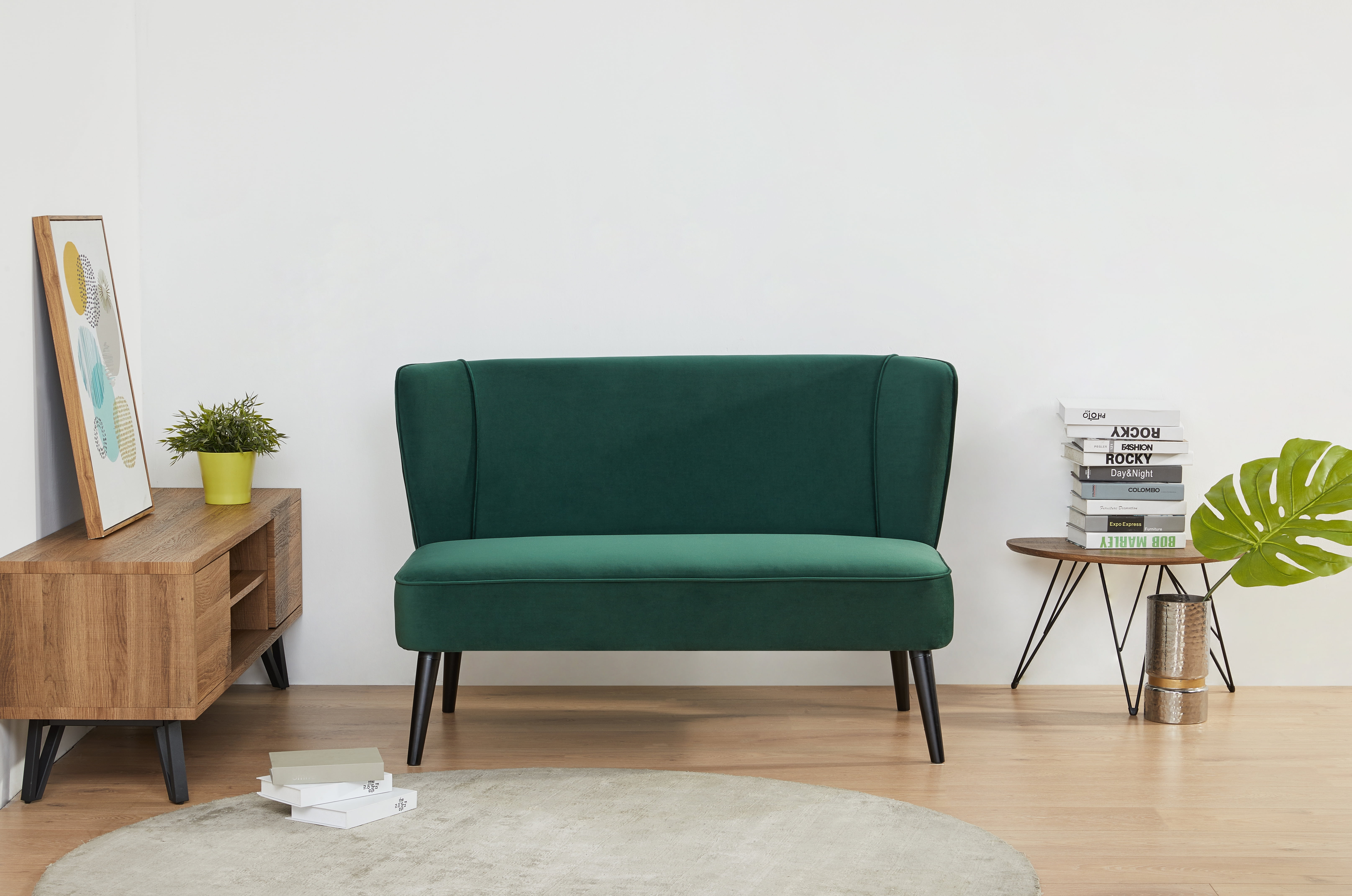 Green cocktail sofa top