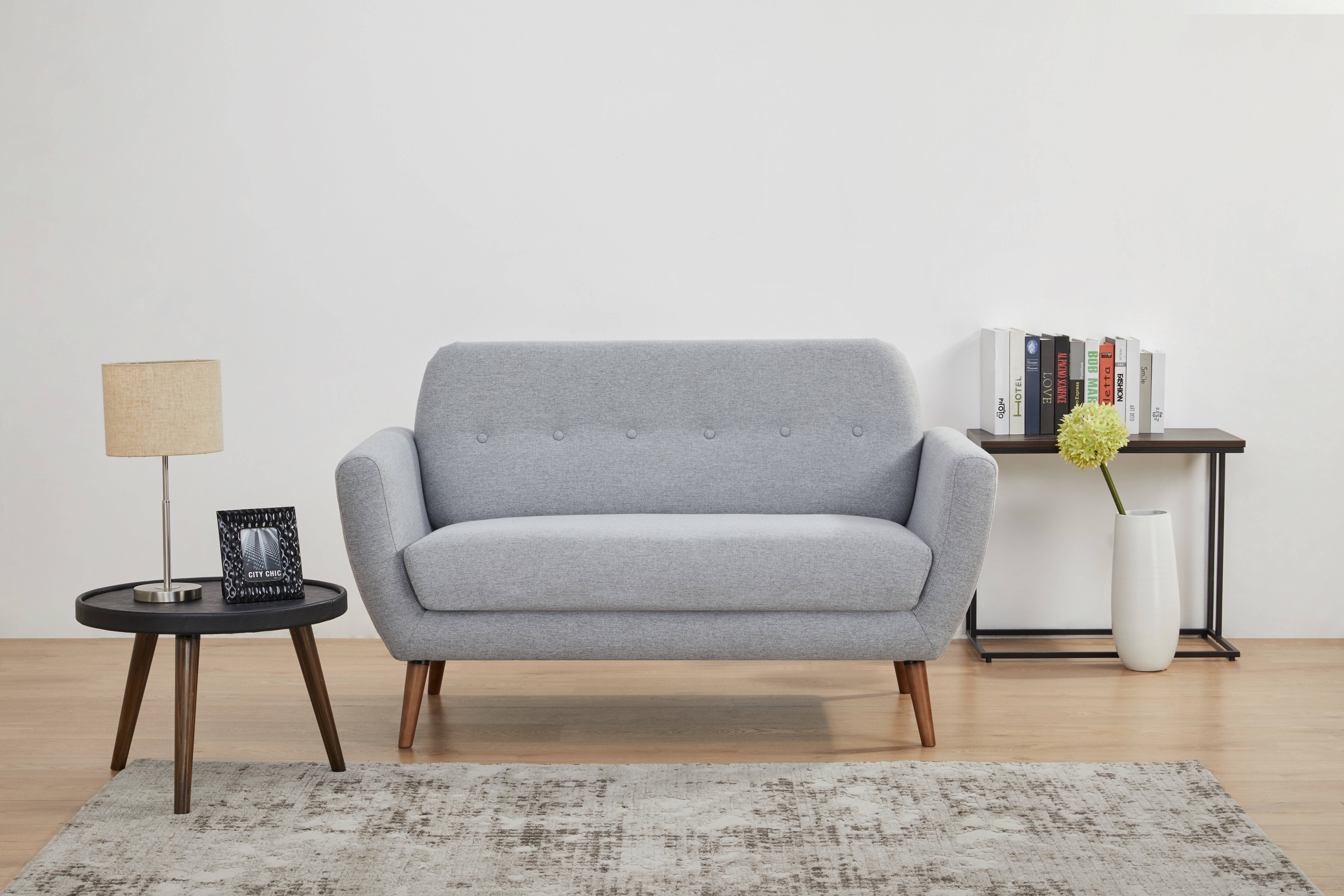 Artdeco Home Oakland Loveseat Sofa Mustard Walmart