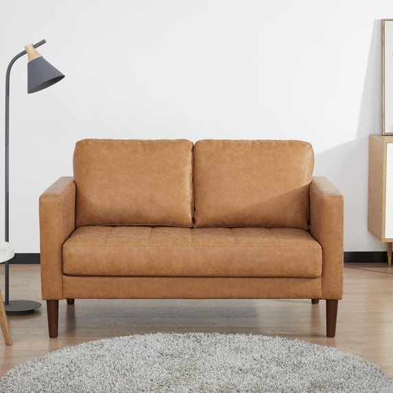 A&D Home Orlando Loveseat Sofa, Camel