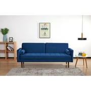 Artdeco Home Portland Convertible Sofa Blue