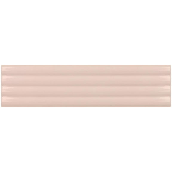 Arte 1.97 in. x 7.87 in. Glossy Pink Ceramic Subway Deco Wall and Floor Tile (4.09 sq. ft./case) (38-pack)