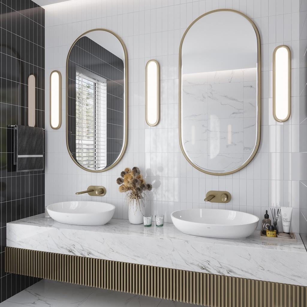 Glossy White Ceramic Subway Wall Tile 1.97'' x 7.87''