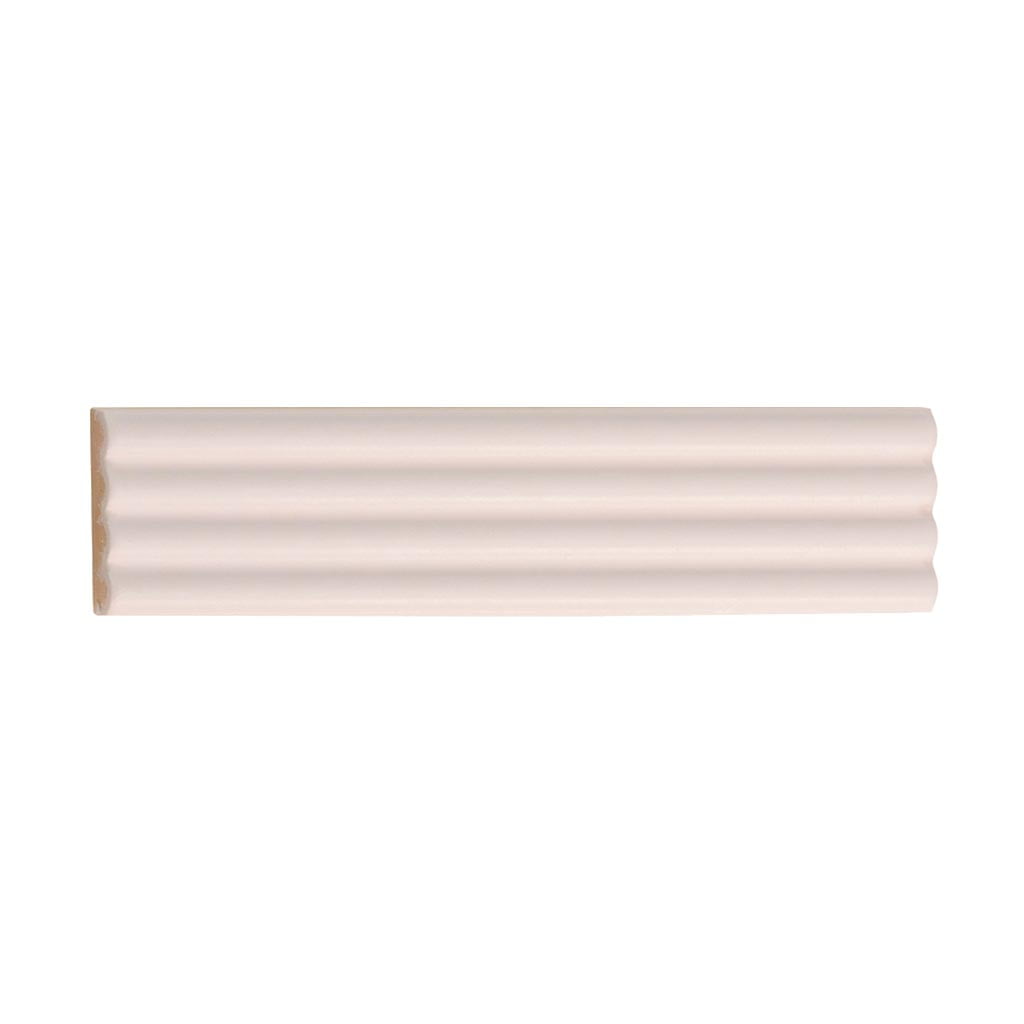 Matte Pink Ceramic Subway Tile Trim 1.97'' x 7.87''