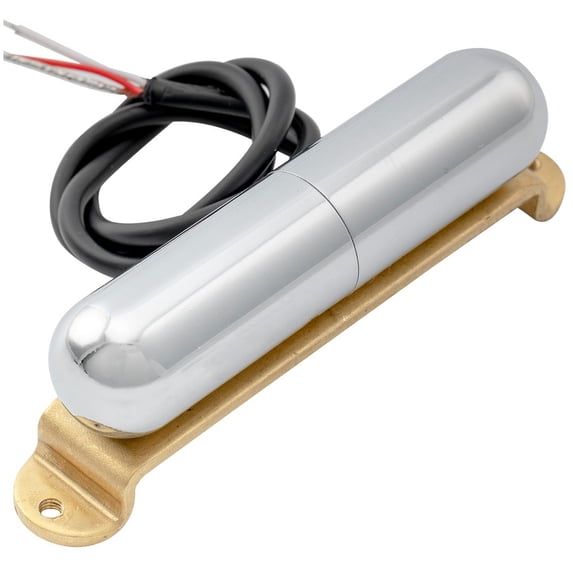 Artec LSA70R Alnico 5 Lipstick Style Reverse Wound Single Coil Middle Pickup 7.5K for Strat Style Electric Guitar, Chrome