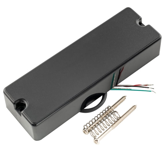 Artec MDC6 Ceramic Soapbar Style Bass Pickup Bridge Pickup 16K for 6-String Bass, Black