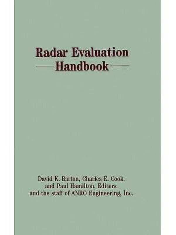 Artech House Radar Library (Hardcover): (Ipf)Radar Evaluation Handbook ...
