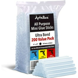 OSALADI 100pcs Hot Melt Adhesive Strip Clear Glue Sticks Full Size Hot Glue  Stick Mini Glue Sticks Small Glue Sticks Floral Glue Sticks Glue Sticks