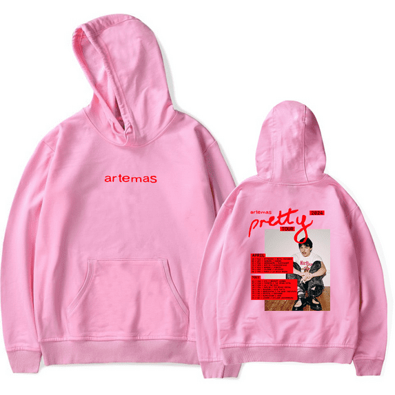 Artemas Merch Hoodie 2024 Pretty Tour Hoodies Fashion Top Singer Men Women Sweatshirt Tracksuit Pullover Coat Tee Fans Gift