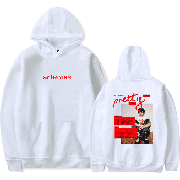 Artemas Merch Hoodie 2024 Pretty Tour Hoodies Fashion Top Singer Men Women Sweatshirt Tracksuit Pullover Coat Tee Fans Gift