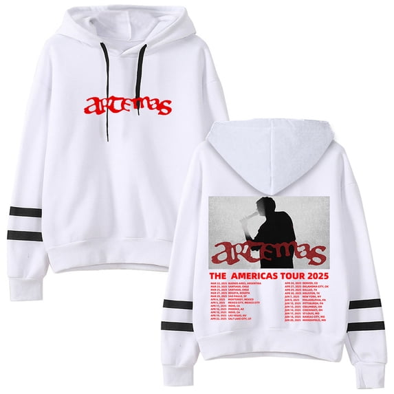 Artemas Pocket free neutral fashion trend long sleeved hooded sweatshirt
