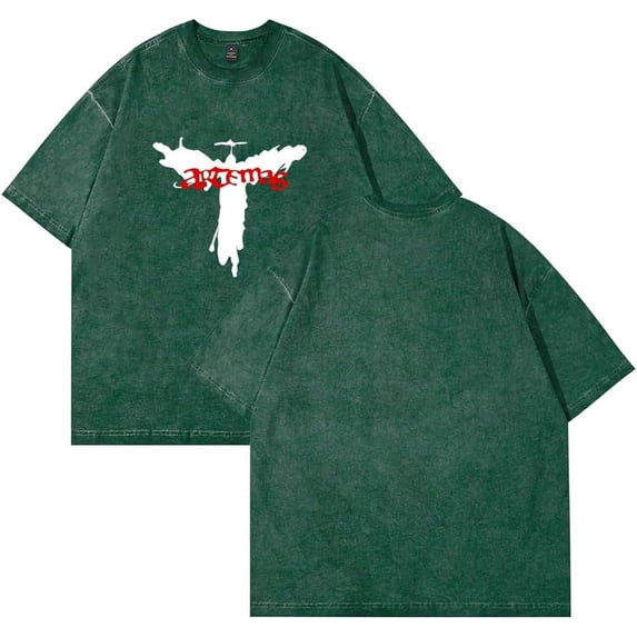 Artemas The Americas Tour 2025 Crewneck Short Sleeve Cotton Washed Tee for Men Women - Fashion Streetwear T-Shirt