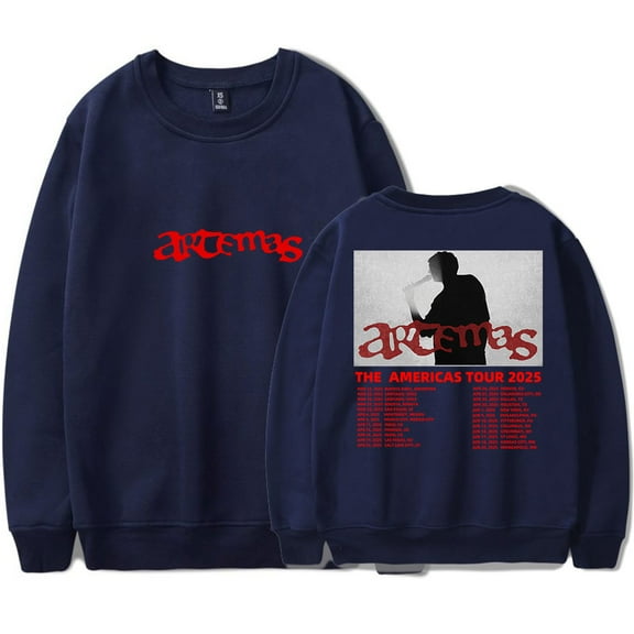 Artemas The Americas Tour 2025 Merch Sweatshirt Women Men Casual Crewneck Long Sleeve Pullover Clothes