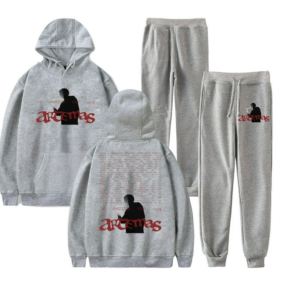 Artemas Tour 2025 Merch Hoodie and SWEATPANTS set pop print Unisex Casual Street Clothing
