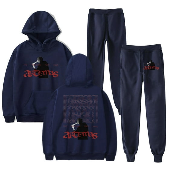 Artemas Tour 2025 Merch Hoodie and SWEATPANTS set pop print Unisex Casual Street Clothing