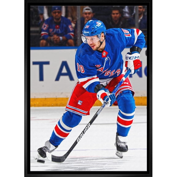 Artemi Panarin Framed 20x29 Canvas Rangers Action-V