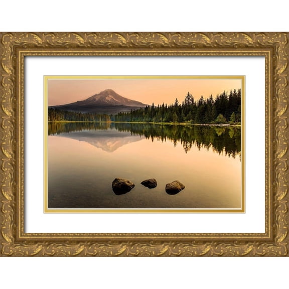 Artemiadi, Dora 14x11 Gold Ornate Wood Framed with Double Matting Museum Art Print Titled - Mirror