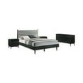 thumbnail image 1 of Artemio Queen 4 Piece Wood Bedroom Set in Black Finish, 1 of 6