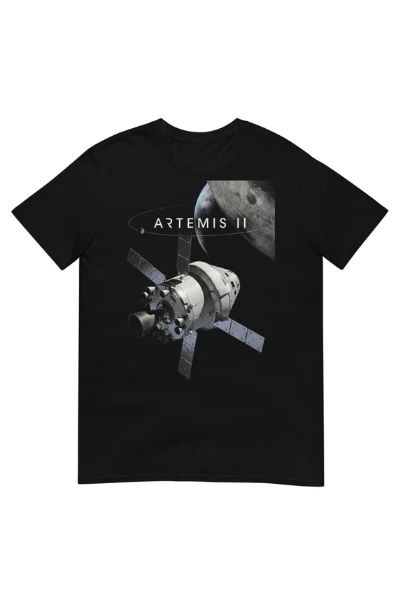 Artemis 2 2026 Rocket Launch Mission To The Moon Space Graphic Tee Top,for men and women up to 5XL