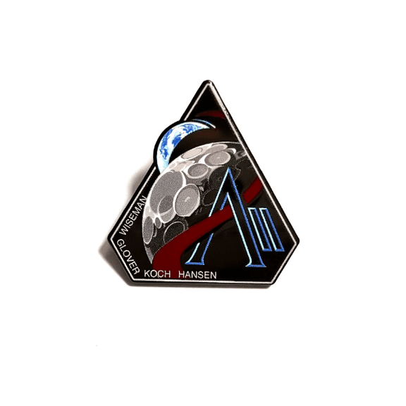 Artemis 2 Mission Lapel Pin- With Names