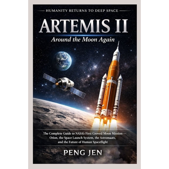 Artemis II: AROUND THE MOON AGAIN: The Complete Guide to NASA's First Crewed Moon Mission Orion, the Space Launch S, (Paperback)