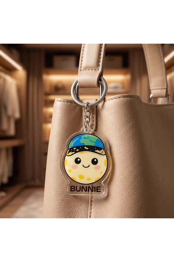 Artemis II Mission Mascot Rise  Keychain Charm Doll, Car Key Ring & Backpack Accessory, Rise Mascot ,  Lunar Aviation Commemorative Toys Ornament  Planet Collection Gift  for Astronomy Lovers