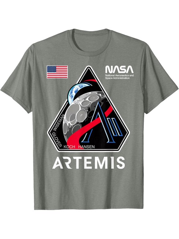 Artemis II Mission Patch Logo Moon Space Program 2026 T-Shirt