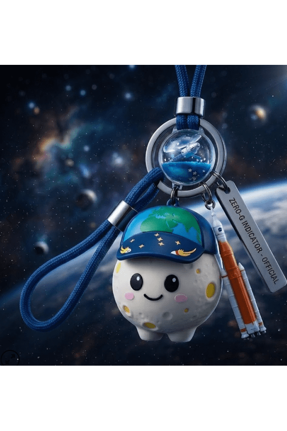 Artemis Ii Rise Mascot Keychain 2026, Ideal Gift for Space Enthusiast