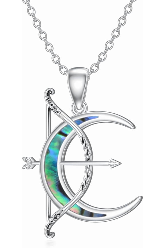 Artemis Necklace 925 Sterling Silver Greek Goddess Necklaces Ancient Roman Mythology Jewelry Gifts for Women Her