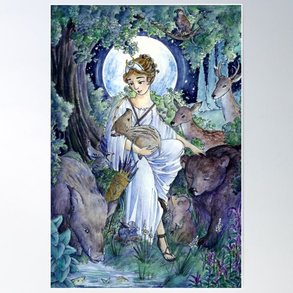 Artemis Poster Wall Art, Modern Wall Decor For Living Room Bedroom, 24x36 UNFRAMED