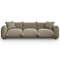 thumbnail image 1 of Arter Mid-Century Modern Living Room Luxury Boucle Fabric Couch in Mocha, 1 of 7